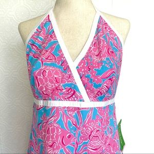 LILLY PULITZER MAKING A SCENE Poplin Dress Size 2